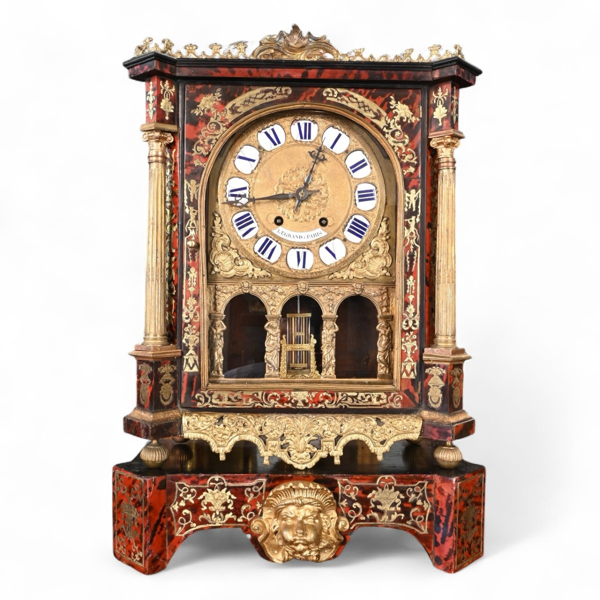 Legrand A’ Paris - Grande Horloge De Style Boulle - France XIXe siècle